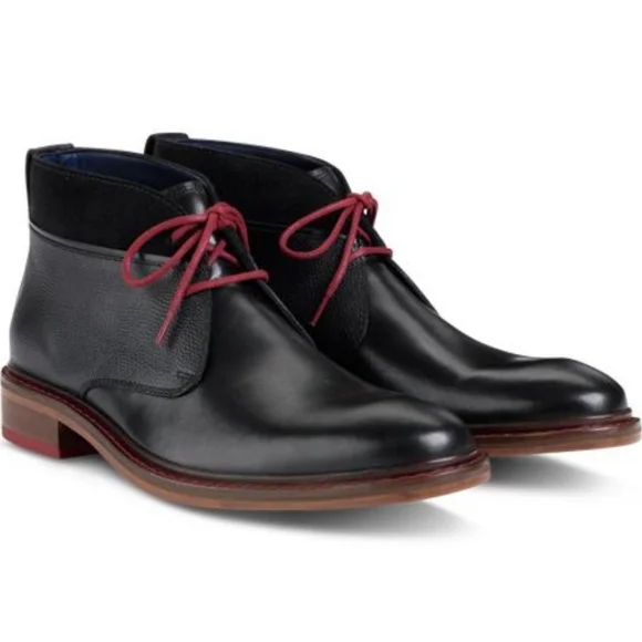 COLE HAAN sz10.5 Air Colton Winter Chukka in Black Iris LIKE NEW - Picture 3 of 11